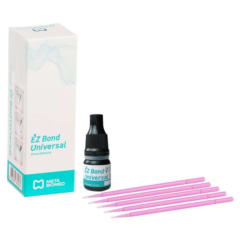 Meta Biomed EZ Bond Universal 7th Generation Bonding System, 5 g Bottle & 10 Micro Brushes