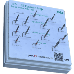 1724-Jota All Ceramic Prep by Dr Milko Villarroel Kit