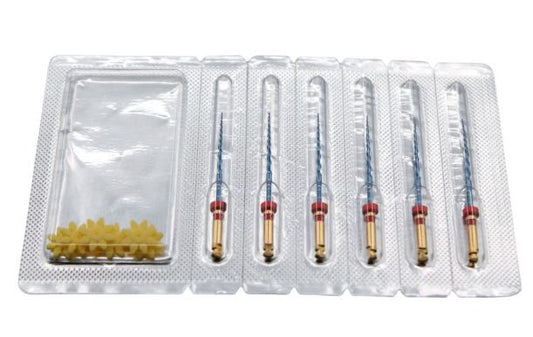 Suppra 25mm Endodontic Bella Files III. Pack of 6 Files