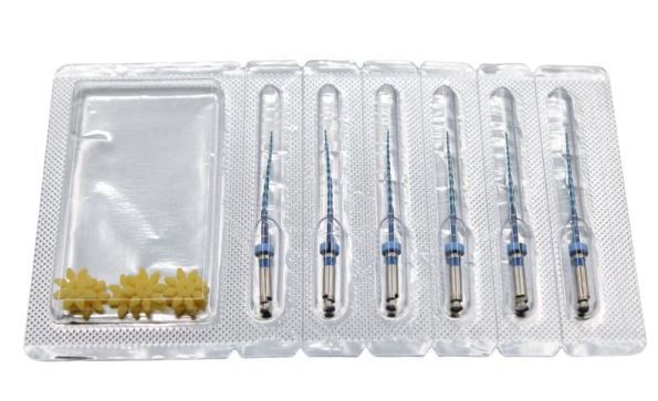 Suppra Endodontic 25MM Vale-Flexi Files. Pack of 6 Files