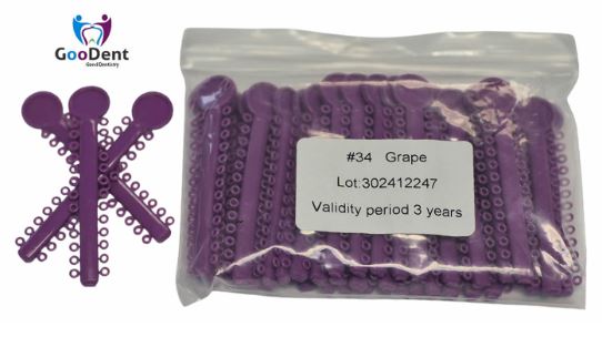 Orthodontic Ligature Tie (Bag of 40×26= 1040 o-rings). Different Colors