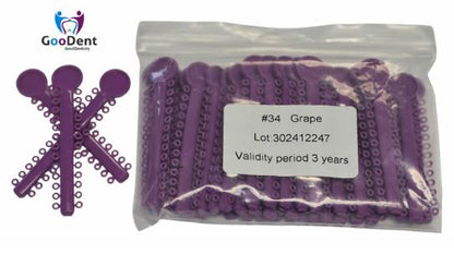 Orthodontic Ligature Tie (Bag of 40×26= 1040 o-rings). Different Colors