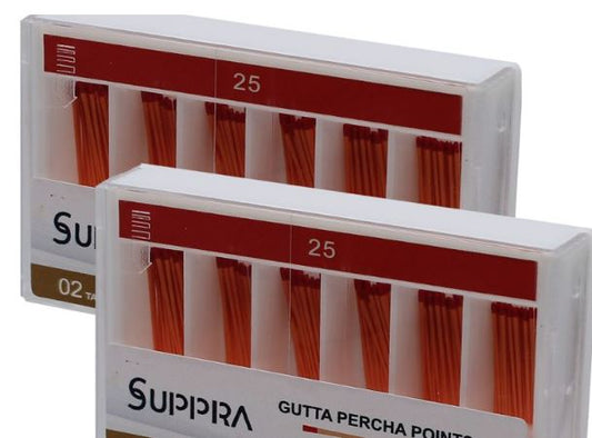 Suppra Gutta Percha Points. Pack of 120