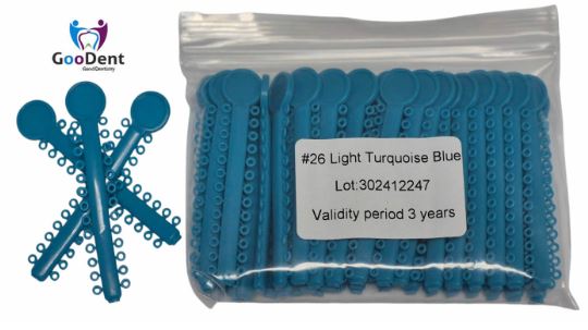 Orthodontic Ligature Tie (Bag of 40×26= 1040 o-rings). Different Colors