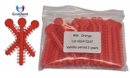 Orthodontic Ligature Tie (Bag of 40×26= 1040 o-rings). Different Colors