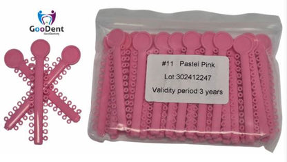 Orthodontic Ligature Tie (Bag of 40×26= 1040 o-rings). Different Colors