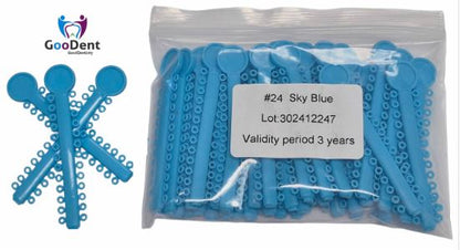Orthodontic Ligature Tie (Bag of 40×26= 1040 o-rings). Different Colors