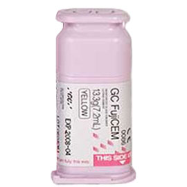 GC FujiCEM Yellow , Refill 7.2ml Automix Compatible. 1 Cartridge