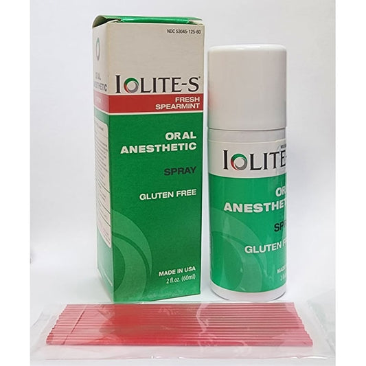 Dharma iOLITE-S Benzocaine 20% Spray – Fresh Spearmint – 2fl.oz.