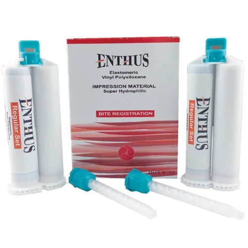 Dharma ENTHUS Bite Registration, Spearmint, 2 x 50ml & 6 Tips